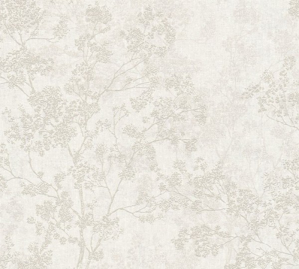 Livingwalls Vliestapete New Walls, Cosy & Relax Bäume Creme 373972