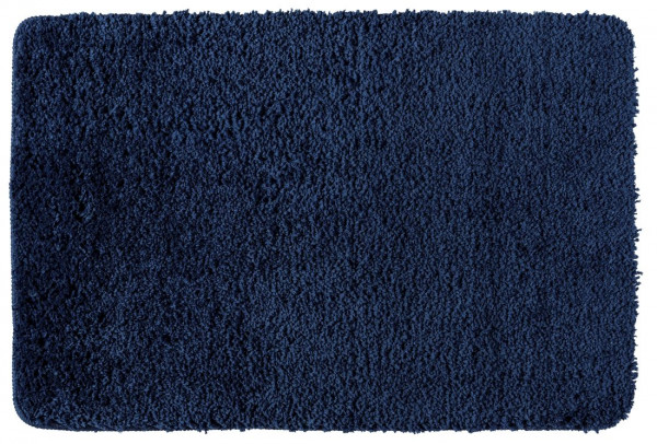 WENKO Badteppich Belize Marine Blue 60 x 90 cm, Mikrofaser