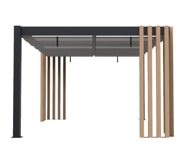 Sojag Pavillon Lito 1012 mit Sonnensegel