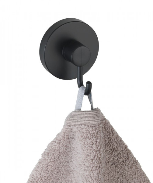 WENKO Vacuum-Loc® Hakenset, 2er Set, Schwarz