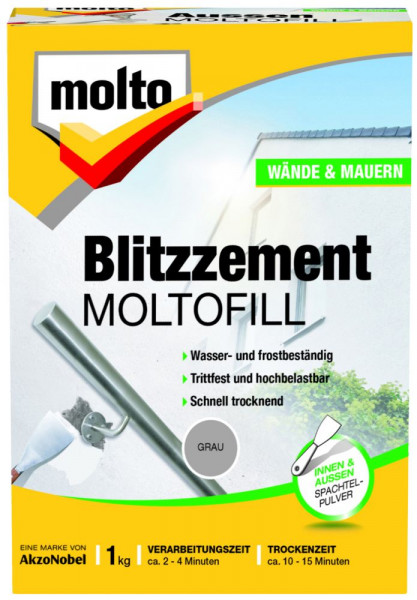 Molto Blitzzement Moltofill Grau 1 kg