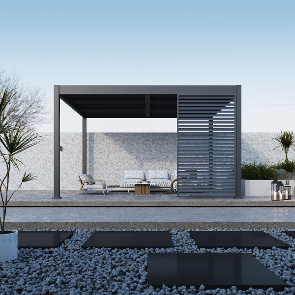Paragon Outdoor Lamellen Sichtschutz für Pergola Grand Tuscan 14