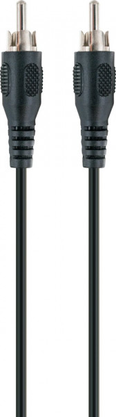 SCHWAIGER HQ AUDIO Anschlusskabel, 1,5 m, Schwarz