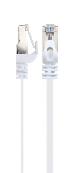 SCHWAIGER CAT 6 Netzwerkflachkabel (U/FTP), 10 m, Weiß