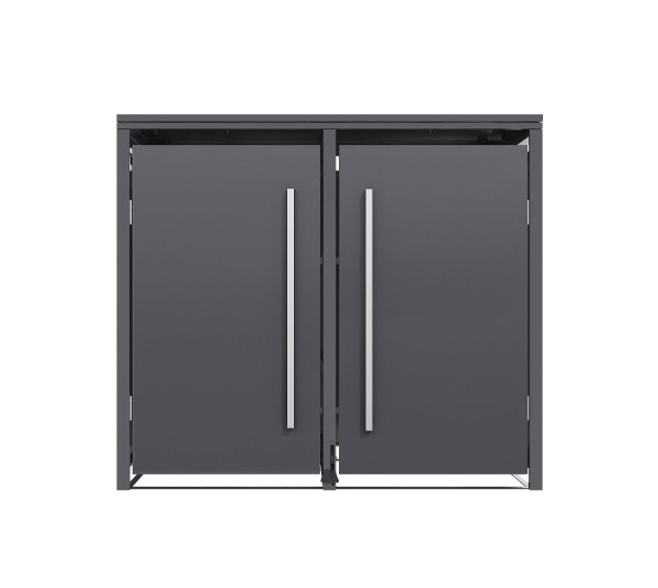 Westmann Mülltonnenbox Pedura 2 | 2x 240L | mit Fußpedal