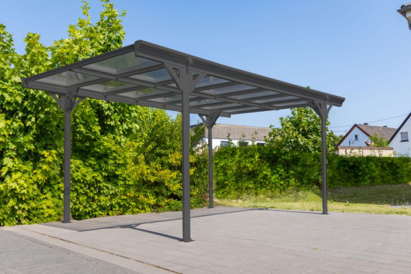 Westmann Carport Flachdach 15 m² Anthrazit