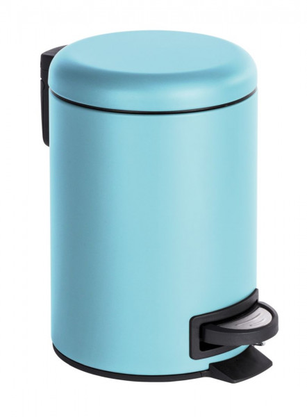 WENKO Kosmetik Treteimer Leman, Blau 3 Liter