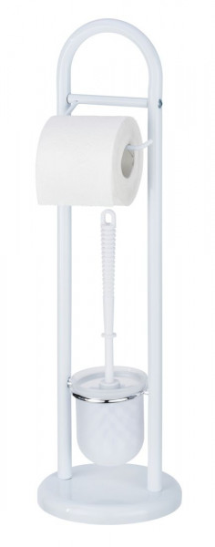 WENKO Exclusiv Stand WC-Garnitur Siena Weiß