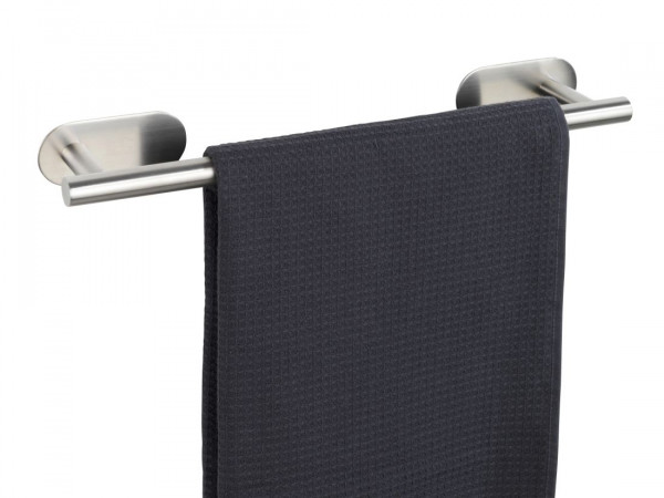 WENKO Turbo-Loc® Edelstahl Badetuchstange Uno 40 cm Orea matt