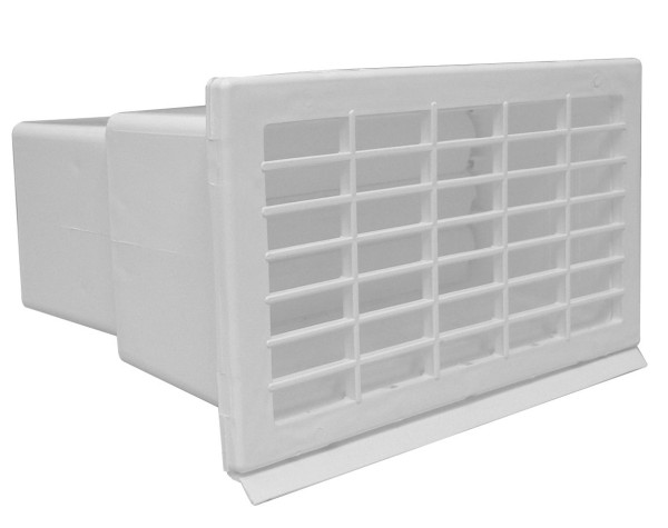 Upmann Außengitter mit Rückstauklappe 275 x 155 x 225 mm