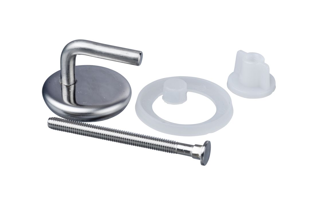 WENKO Befestigung für Duroplast WC-Sitze Edelstahl | Befestigung für WC ...