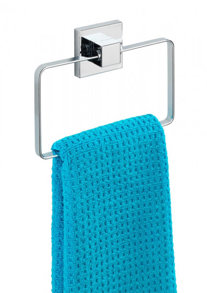WENKO Vacuum-Loc® Edelstahl Handtuchring Quadro