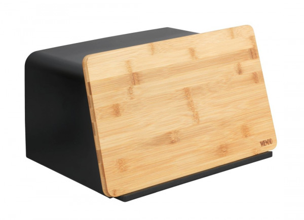 WENKO Brotkasten Kubo, Schwarz