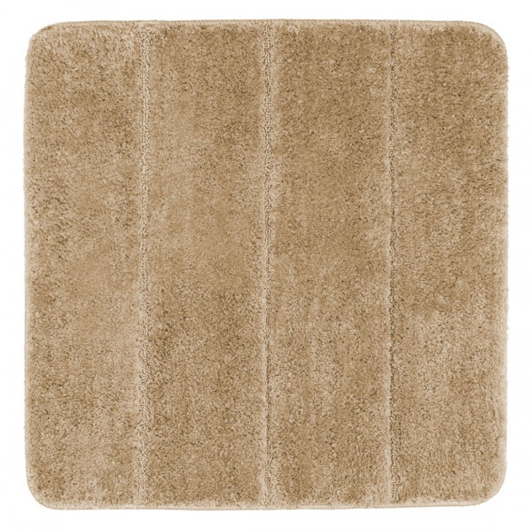 WENKO Badteppich Steps Sand 55 x 65 cm, Mikrofaser