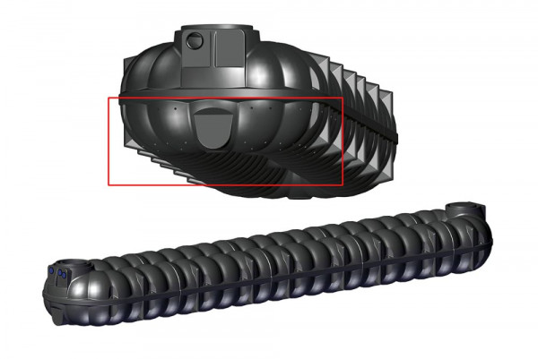 Rewatec NEOplus Flachtank Versickerungsrigole 23.000 L