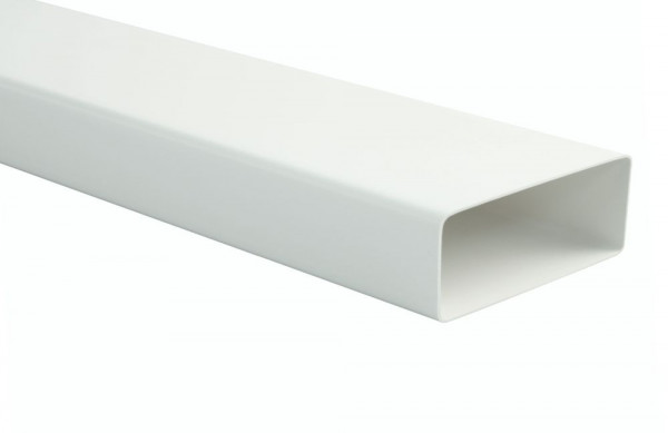 Marley Flachkanal 150, Maße 220 x 90 mm, Länge 1000 mm, Weiß