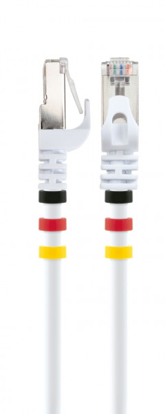 SCHWAIGER CAT7 Netzwerkkabel S/FTP, 0,5 m, Weiß