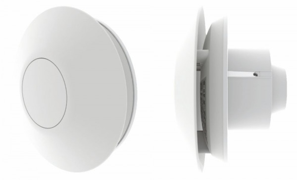 Marley Premium Ventilator P11 (MP 100 S), Anschluss 100 mm, Dauerbetrieb, 10-76 m³/h, Weiß