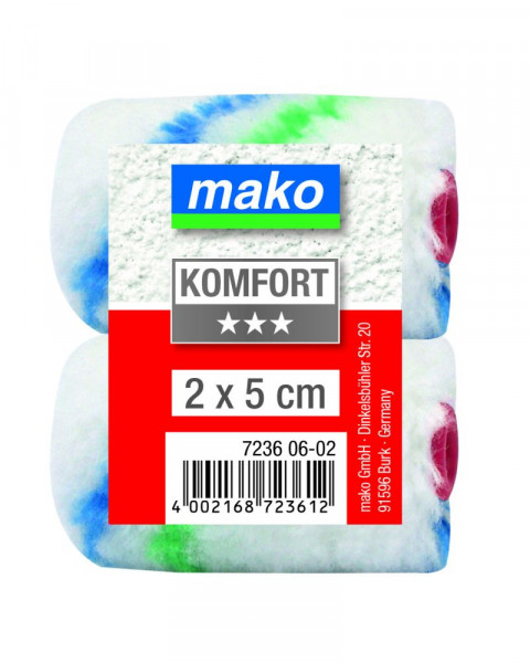 mako Kleinflächenroller-Mini mako-flor Ersatzwalze, KOMFORT