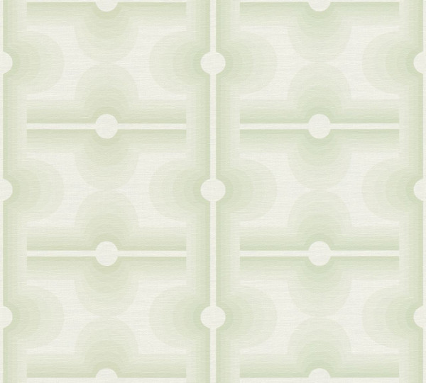 A.S. Création Vliestapete Kollektion: Retro Chic Stilwelt: 3D Farbe: Grün Optik: matt Struktur: leic