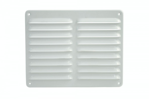 Marley Lüftungsgitter für innen und außen als Aufsatzgitter, 245 x 195 mm, Weiß