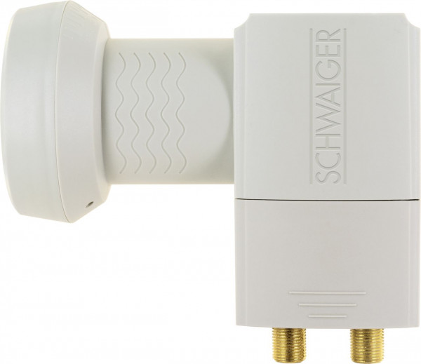 SCHWAIGER SUN PROTECT - Digitales Twin LNB, Hellgrau