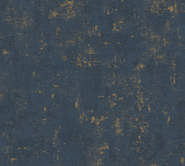 A.S. Création Vliestapete Jade 2 Tapete Dunkelblau Hintergrund leicht glänzend, Muster glänzend stru