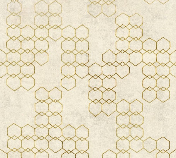 Livingwalls Vliestapete New Walls, Urban Grace Grafik Creme 374242