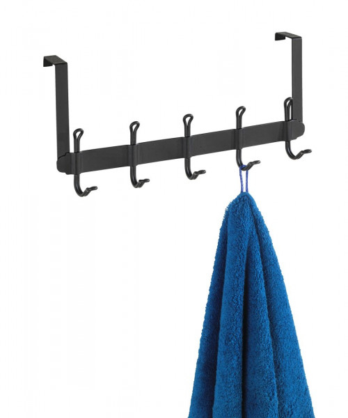WENKO Türgarderobe Nostalgie, schwarz matt