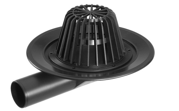 Upmann Flachdachablauf DN 50 mm / waagerecht