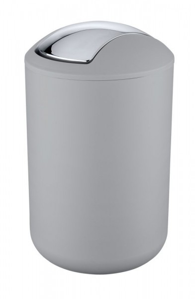WENKO Kosmetikeimer Brasil Grau L, 6,5 Liter