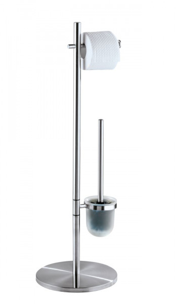 WENKO Edelstahl Stand WC-Garnitur Pieno