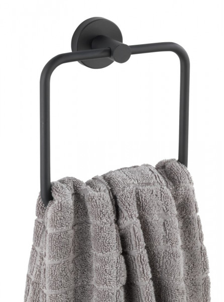 WENKO Handtuchring Bosio Black matt