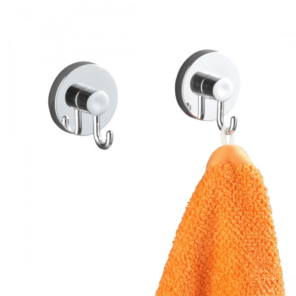 WENKO Vacuum-Loc® Hakenset rund, 2er Set