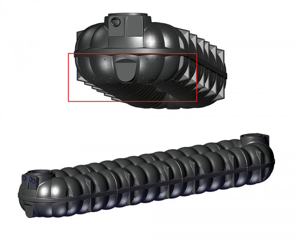 Rewatec NEOplus Flachtank Versickerungsrigole 18.000 L