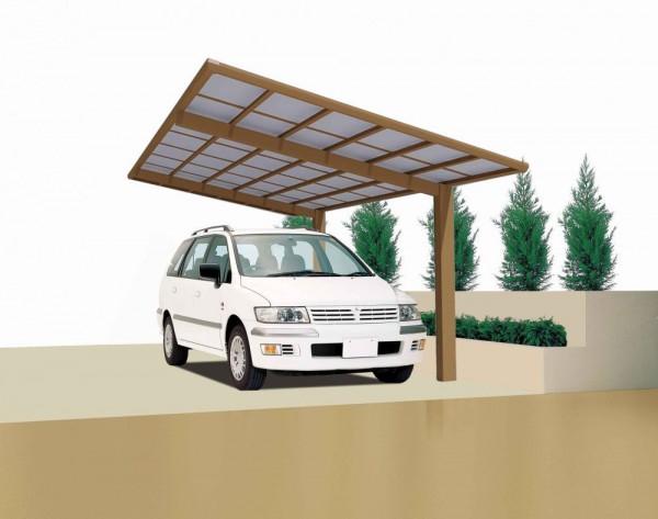 Ximax Design-Carport Linea Typ 110 - Sonderlänge + Sonderbreite XL