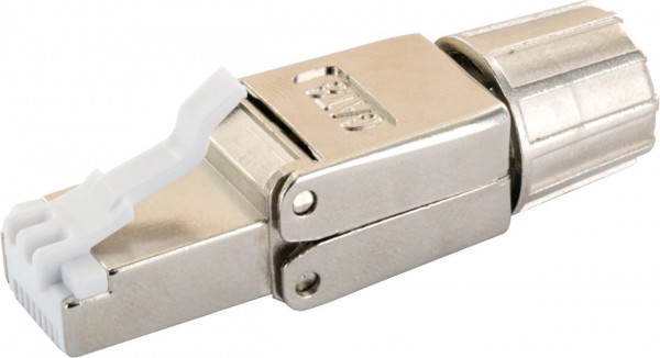 SCHWAIGER CAT 8.1 Netzwerkstecker, Silber
