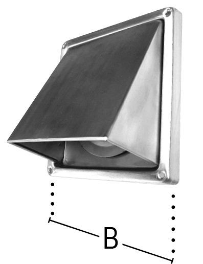 Upmann Ablufthaube V2A DN 100