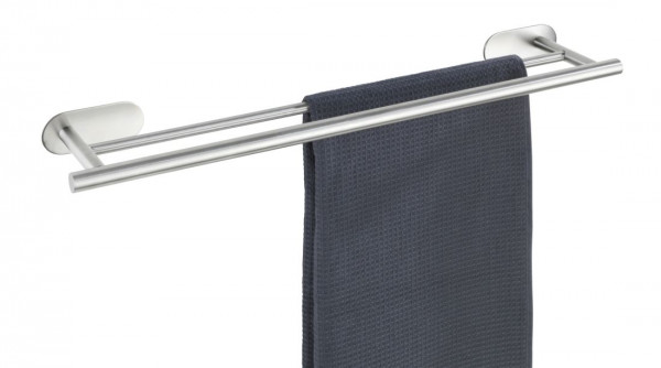 WENKO Turbo-Loc® Edelstahl Badetuchstange Duo Orea matt