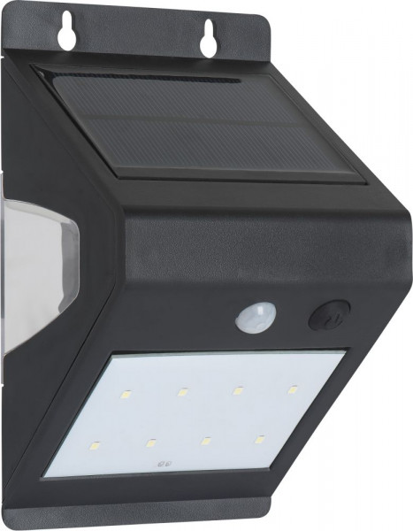 Conmetall Meister LED Solar Wandleuchte 3,0 W schwarz