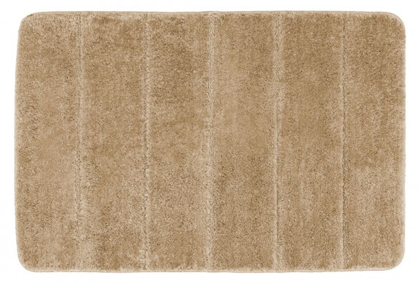 WENKO Badteppich Steps Sand 60 x 90 cm, Mikrofaser