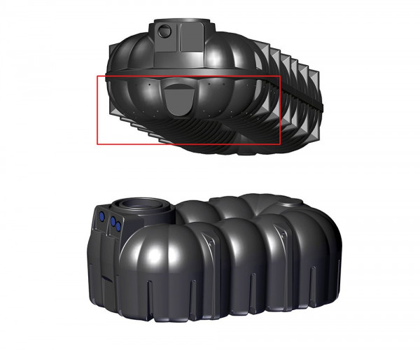 Rewatec NEOplus Flachtank Versickerungsrigole 7.100 L