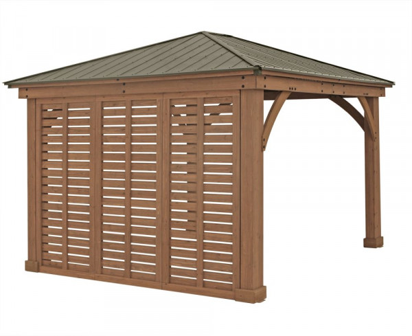 Westmann Seitenwand Holzpavillon Devon 12 x 12 und 12 x 14