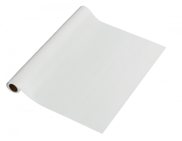WENKO Anti-Rutsch-Matte 150 x 50 cm Weiß Noppen