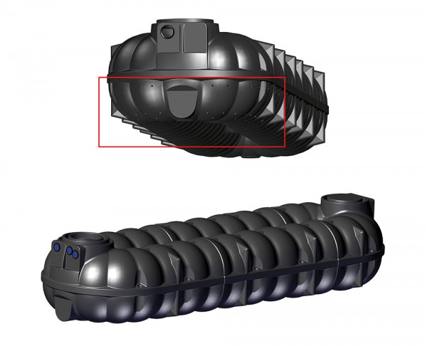 Rewatec NEOplus Flachtank Versickerungsrigole 13.000 L