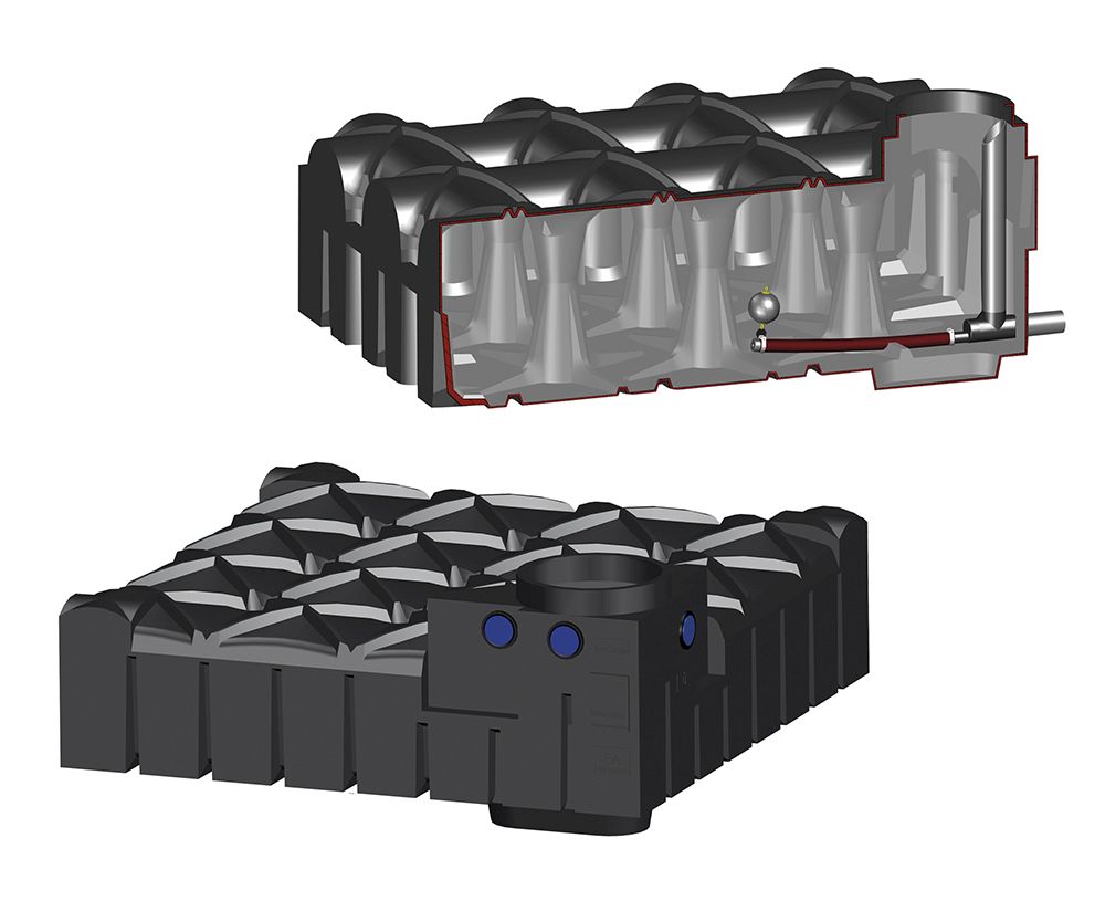 Rewatec Retentionstank FLINE 3.000 L Retentionstanks
