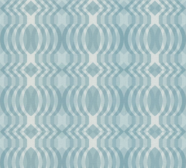 A.S. Création Vliestapete Kollektion: Retro Chic Stilwelt: 3D Farbe: Blau Optik: matt Struktur: leic