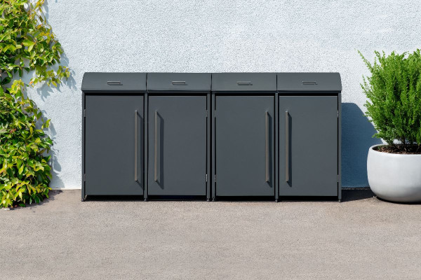 Westmann Mülltonnenbox Moderna 4 | 4x 240 L