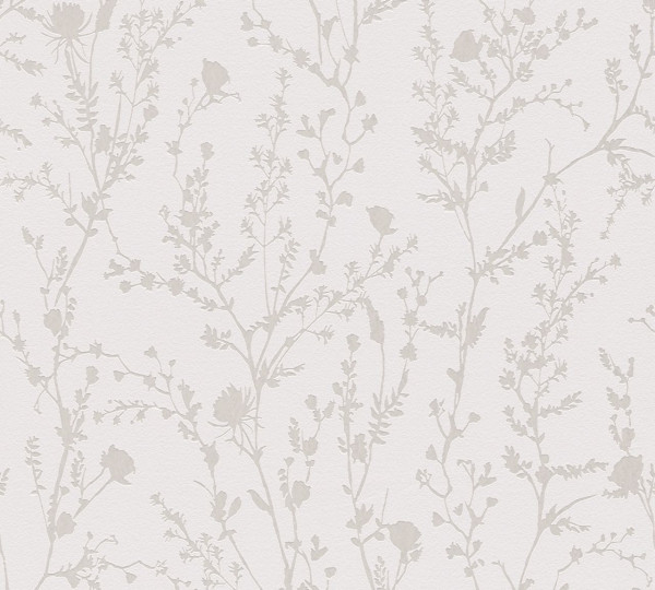 A.S. Création Vliestapete Casual Living Blumen Hellrosa Hintergrund matt, Muster schimmernd glatt