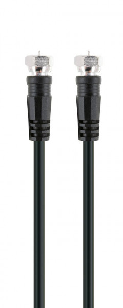 SCHWAIGER SAT Anschlusskabel (90 dB), 3 m, Schwarz